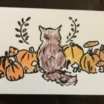 Gorgeous Halloween cards - ordering my cat Christmas cards now..